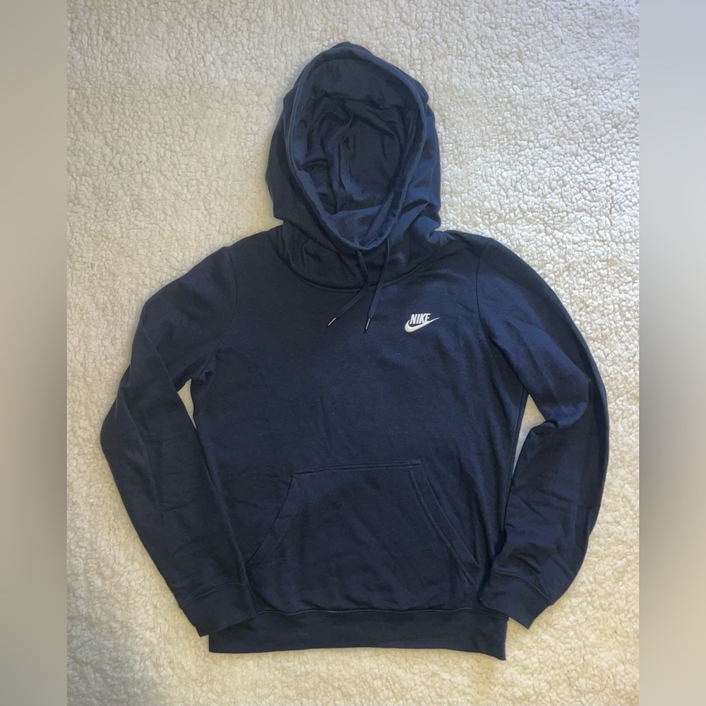 Nike Sportswear Club Fleece Pullover Hoodie Navy Blue Men’s Small